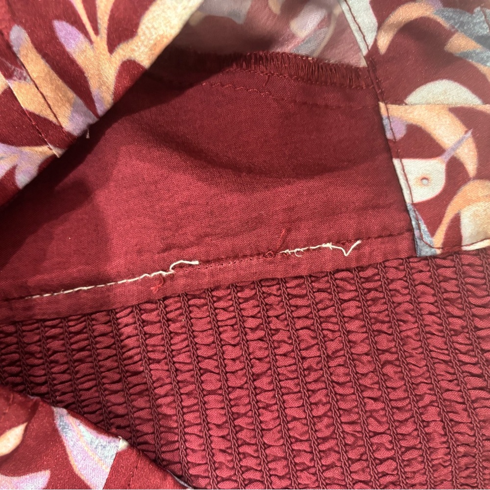 Free People Grace Corset Top in Cabernet Combo size XS - Picture 12 of 13